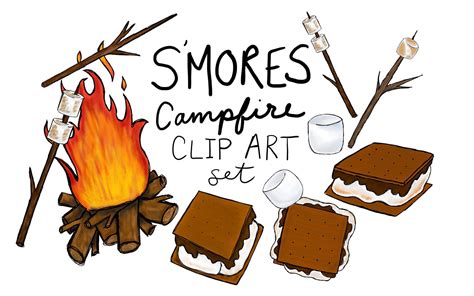 smores clipart|free printable smores clip art.